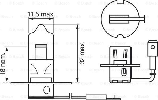 BOSCH 1 987 302 038 - Ampoule cwaw.fr