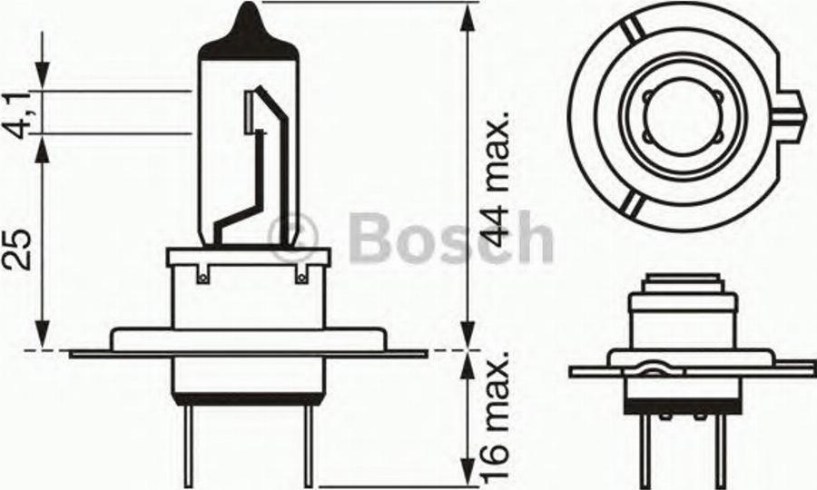 BOSCH 1987302073 - Ampoule, projecteur longue portée cwaw.fr