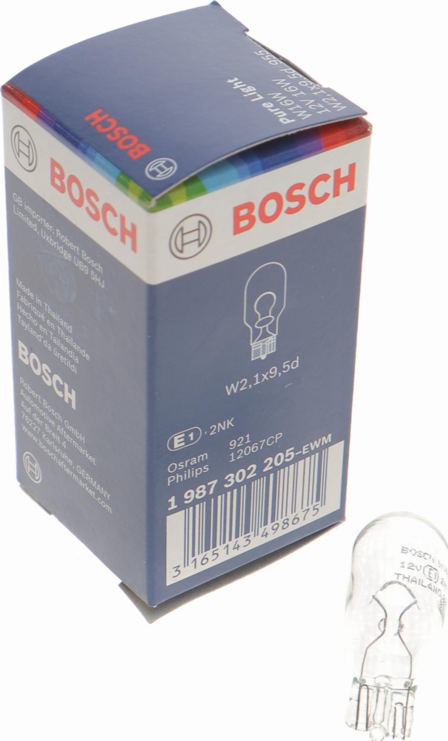 BOSCH 1987302205 - Ampoule, feu clignotant cwaw.fr