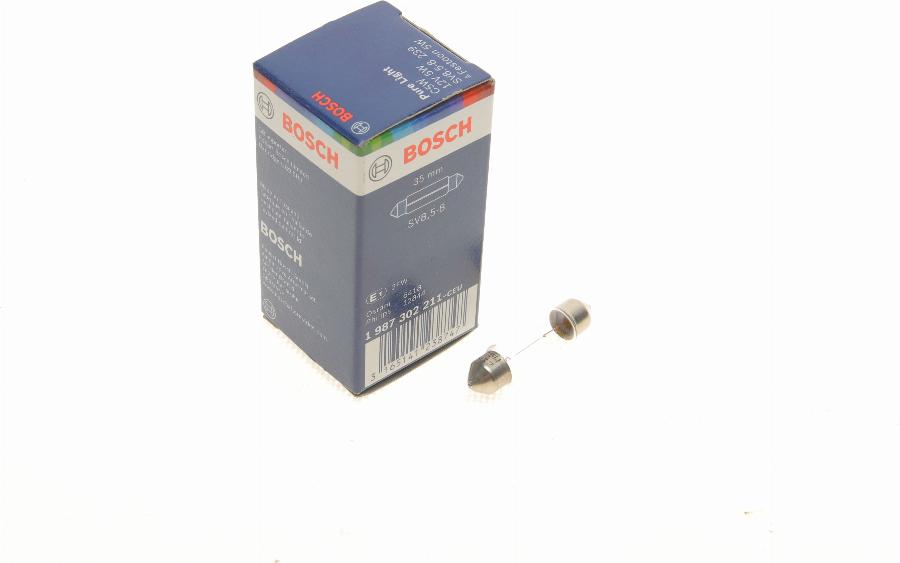 BOSCH 1987302211 - Ampoule, feu éclaireur de plaque cwaw.fr