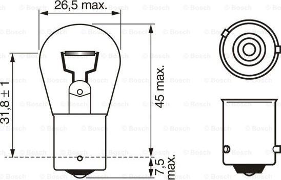 BOSCH 1 987 302 213 - Ampoule, feu clignotant cwaw.fr