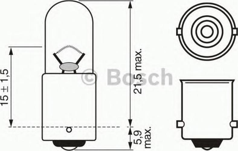 BOSCH 1 987 302 287 - Ampoule cwaw.fr