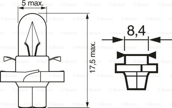 BOSCH 1 987 302 235 - Ampoule cwaw.fr