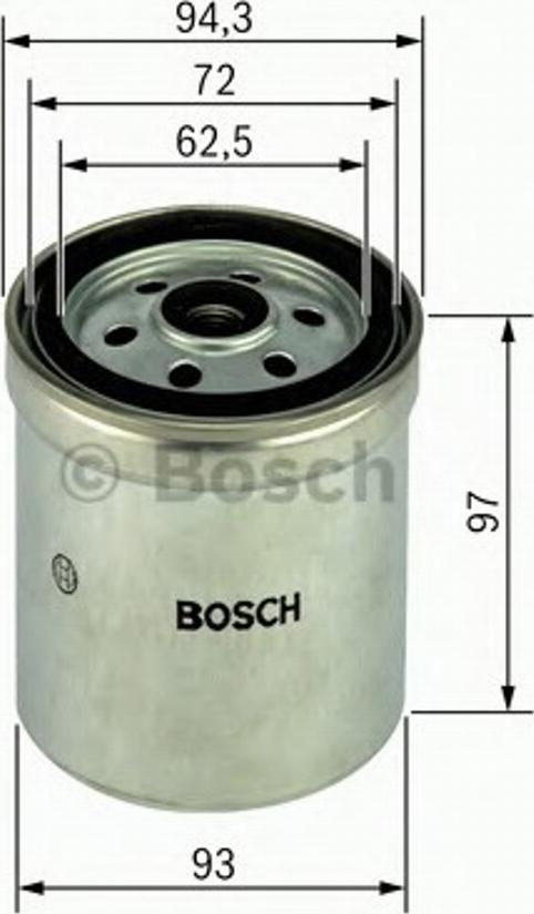 BOSCH 1457434452 - Filtre à carburant cwaw.fr