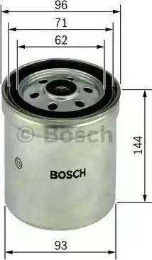 BOSCH 1 457 434 419 - Filtre à carburant cwaw.fr