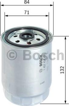 BOSCH 1 457 434 436 - Filtre à carburant cwaw.fr