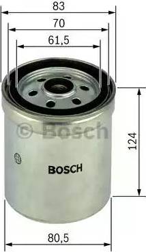 BOSCH 1 457 434 050 - Filtre à carburant cwaw.fr