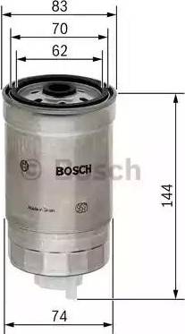 BOSCH 1 457 434 192 - Filtre à carburant cwaw.fr