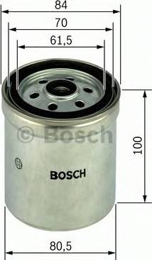 BOSCH 1 457 434 157 - Filtre à carburant cwaw.fr