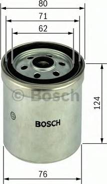 BOSCH 1 457 434 183 - Filtre à carburant cwaw.fr