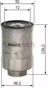 BOSCH 1 457 434 302 - Filtre à carburant cwaw.fr