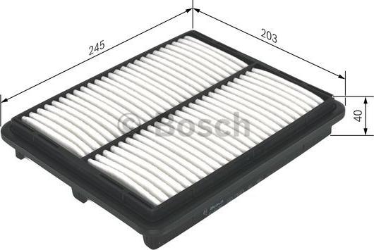 BOSCH 1 457 433 962 - Filtre à air cwaw.fr