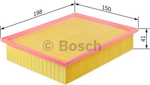 BOSCH 1 457 433 617 - Filtre à air cwaw.fr