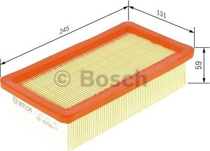 BOSCH 1 457 432 183 - Filtre à air cwaw.fr