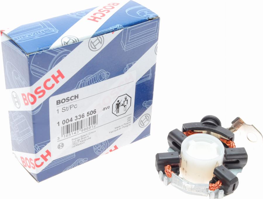 BOSCH 1 004 336 506 - Porte-balais cwaw.fr