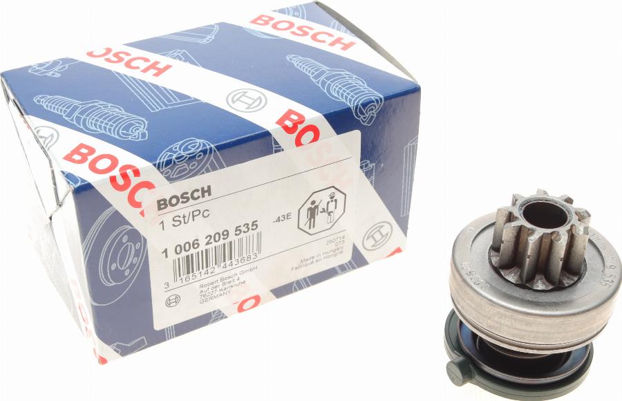 BOSCH 1 006 209 535 - Pignon, démarreur cwaw.fr