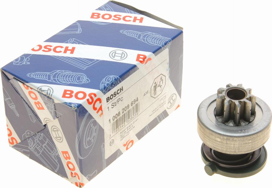 BOSCH 1 006 209 694 - Pignon, démarreur cwaw.fr