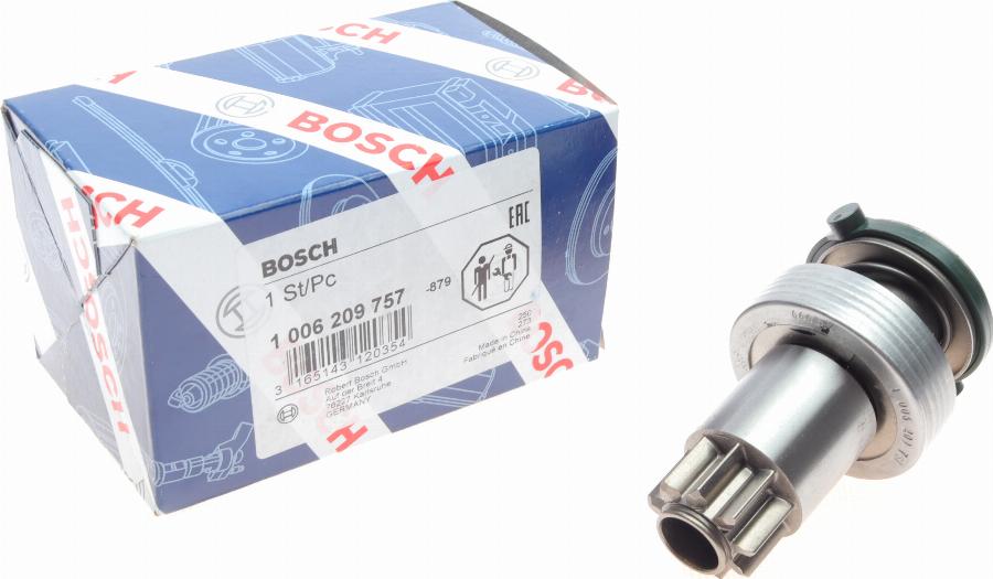 BOSCH 1 006 209 757 - Pignon, démarreur cwaw.fr