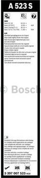 BOSCH 3 397 007 523 - Balai d'essuie-glace cwaw.fr