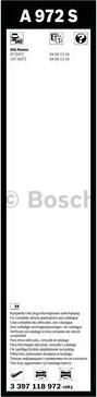 BOSCH 3 397 118 972 - Balai d'essuie-glace cwaw.fr