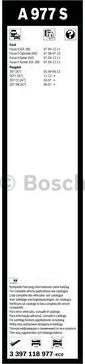 BOSCH 3 397 118 977 - Balai d'essuie-glace cwaw.fr