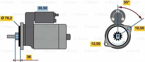 BOSCH F 000 AL0 335 - Démarreur cwaw.fr