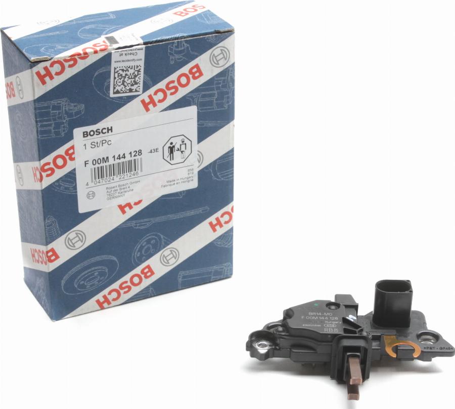 BOSCH F 00M 144 128 - Régulateur d'alternateur cwaw.fr