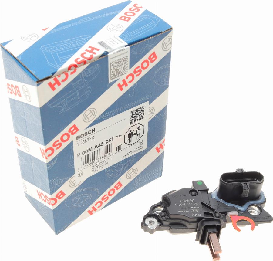 BOSCH F 00M A45 251 - Régulateur d'alternateur cwaw.fr