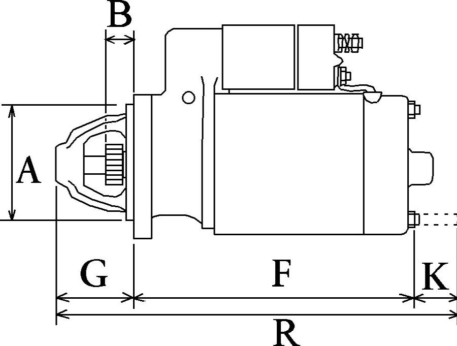 BOSCH F 032 111 347 - Démarreur cwaw.fr