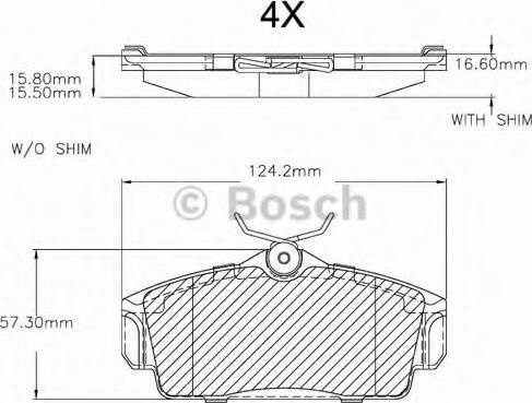 BOSCH F 03A 150 017 - Kit de plaquettes de frein, frein à disque cwaw.fr