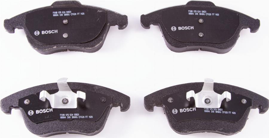 BOSCH F 03B 076 624 - Kit de plaquettes de frein, frein à disque cwaw.fr