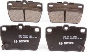 BOSCH F 03B 076 763 - Kit de plaquettes de frein, frein à disque cwaw.fr