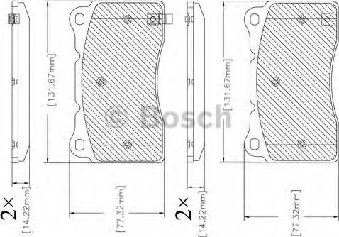 BOSCH F 03B 150 333 - Kit de plaquettes de frein, frein à disque cwaw.fr