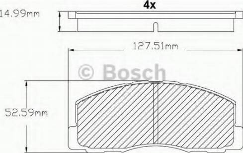 BOSCH F 03B 150 215 - Kit de plaquettes de frein, frein à disque cwaw.fr