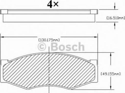 BOSCH F 03B 150 213 - Kit de plaquettes de frein, frein à disque cwaw.fr