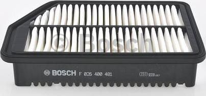 BOSCH F 026 400 481 - Filtre à air cwaw.fr