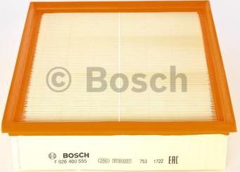 BOSCH F 026 400 555 - Filtre à air cwaw.fr