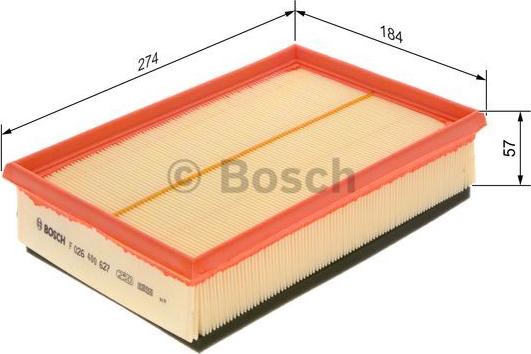 BOSCH F 026 400 627 - Filtre à air cwaw.fr