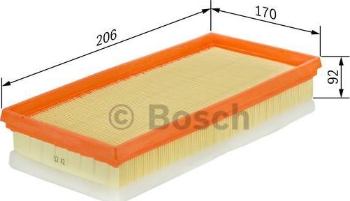 BOSCH F 026 400 010 - Filtre à air cwaw.fr