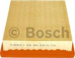 BOSCH F 026 400 025 - Filtre à air cwaw.fr