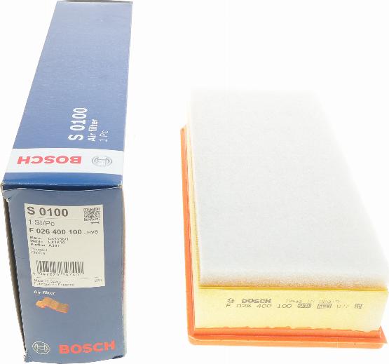 BOSCH F 026 400 100 - Filtre à air cwaw.fr