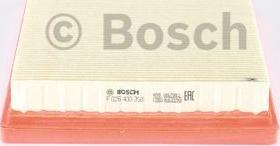 BOSCH F 026 400 358 - Filtre à air cwaw.fr