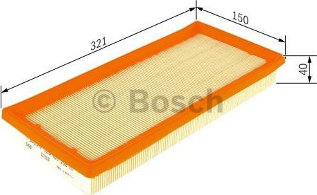 BOSCH F 026 400 258 - Filtre à air cwaw.fr