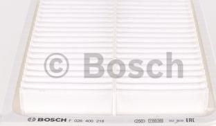 BOSCH F 026 400 218 - Filtre à air cwaw.fr