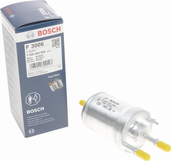 BOSCH F 026 403 006 - Filtre à carburant cwaw.fr