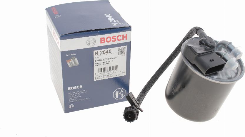 BOSCH F 026 402 840 - Filtre à carburant cwaw.fr