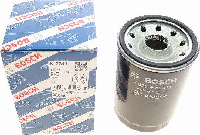 BOSCH F 026 402 311 - Filtre à carburant cwaw.fr