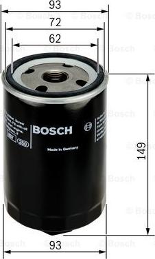 BOSCH F 026 407 004 - Filtre à huile cwaw.fr