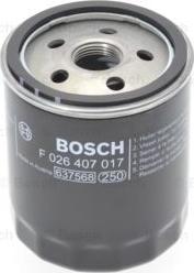 BOSCH F 026 407 017 - Filtre à huile cwaw.fr