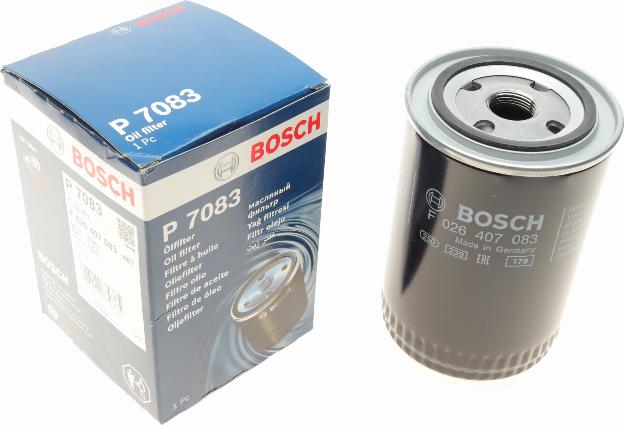 BOSCH F026407083 - Filtre à huile cwaw.fr